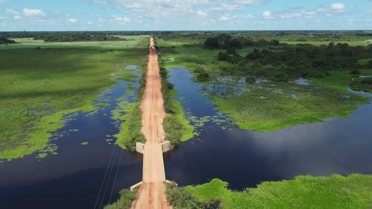 Cidade de Pocon&eacute; e o Pantanal Mato-grossense