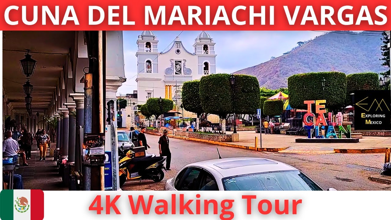 TECALITLÁN Cuna del Mariachi Vargas 4K Walking Tour | Jalisco 🇲🇽