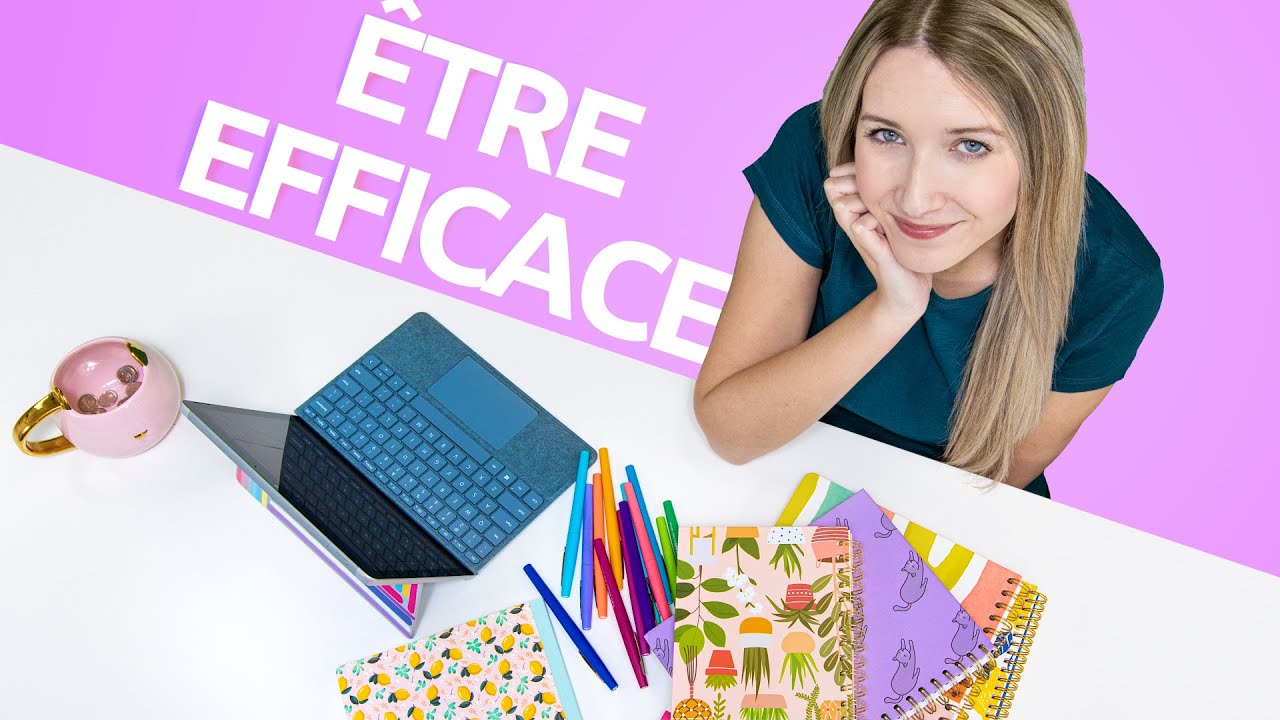 Astuces pour être PRODUCTIF et EFFICACE (même de la maison!) | Back to school 2020