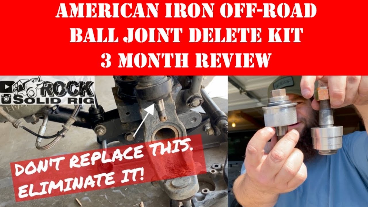 Обзор удаления American Iron Ball Joint за 3 месяца | Rock Solid Rig