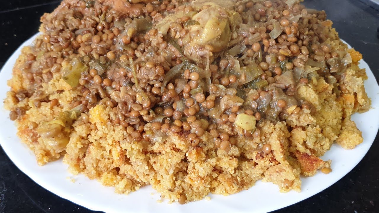 رفيسة بدون غلوتين روعة بحرشة سميد الذرة لذيذة وصحية 😋💯