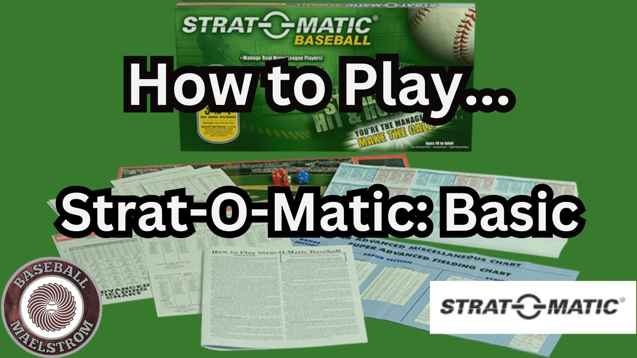 How to Play: Strat-O-Matic - The Basic Game