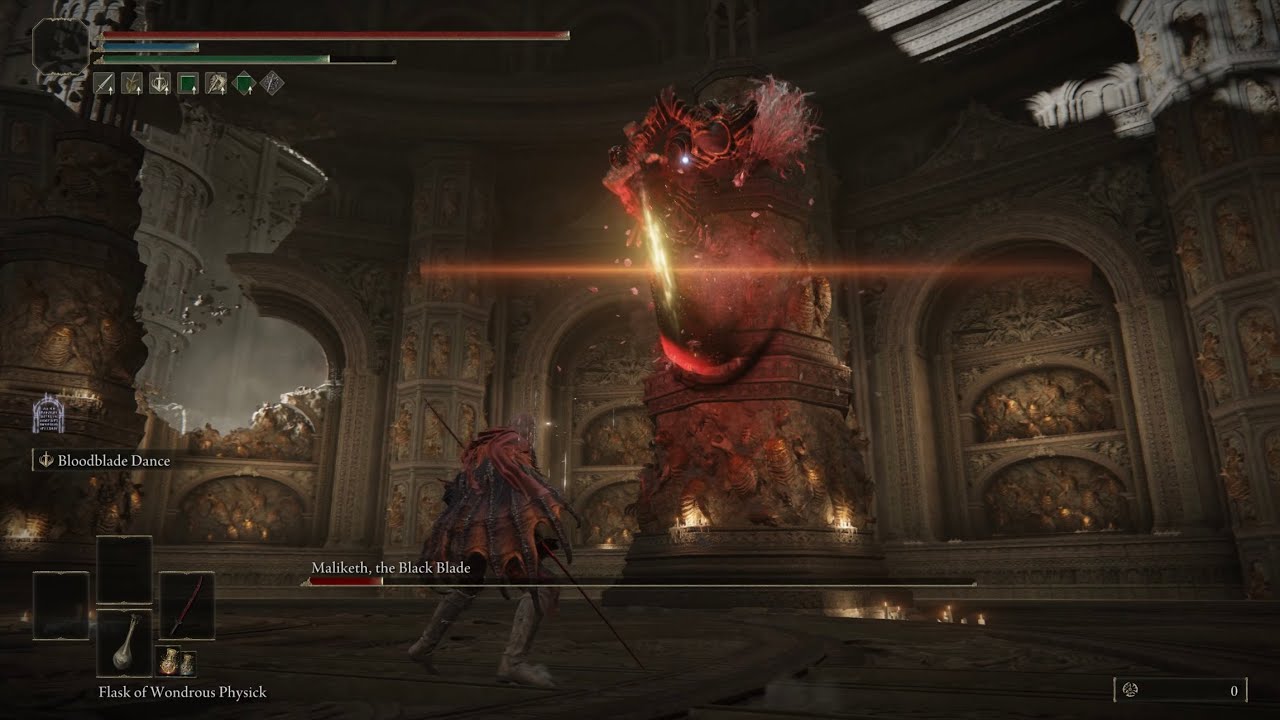 Maliketh no hit (Eleonora's Poleblade)