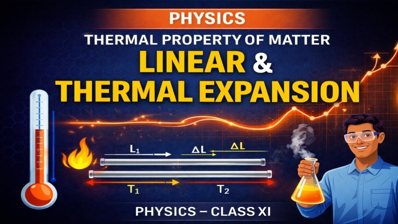 THERMAL PROPERTY OF MATTER | LINEAR & THERMAL EXPANSION | PHYSICS CLASS XI