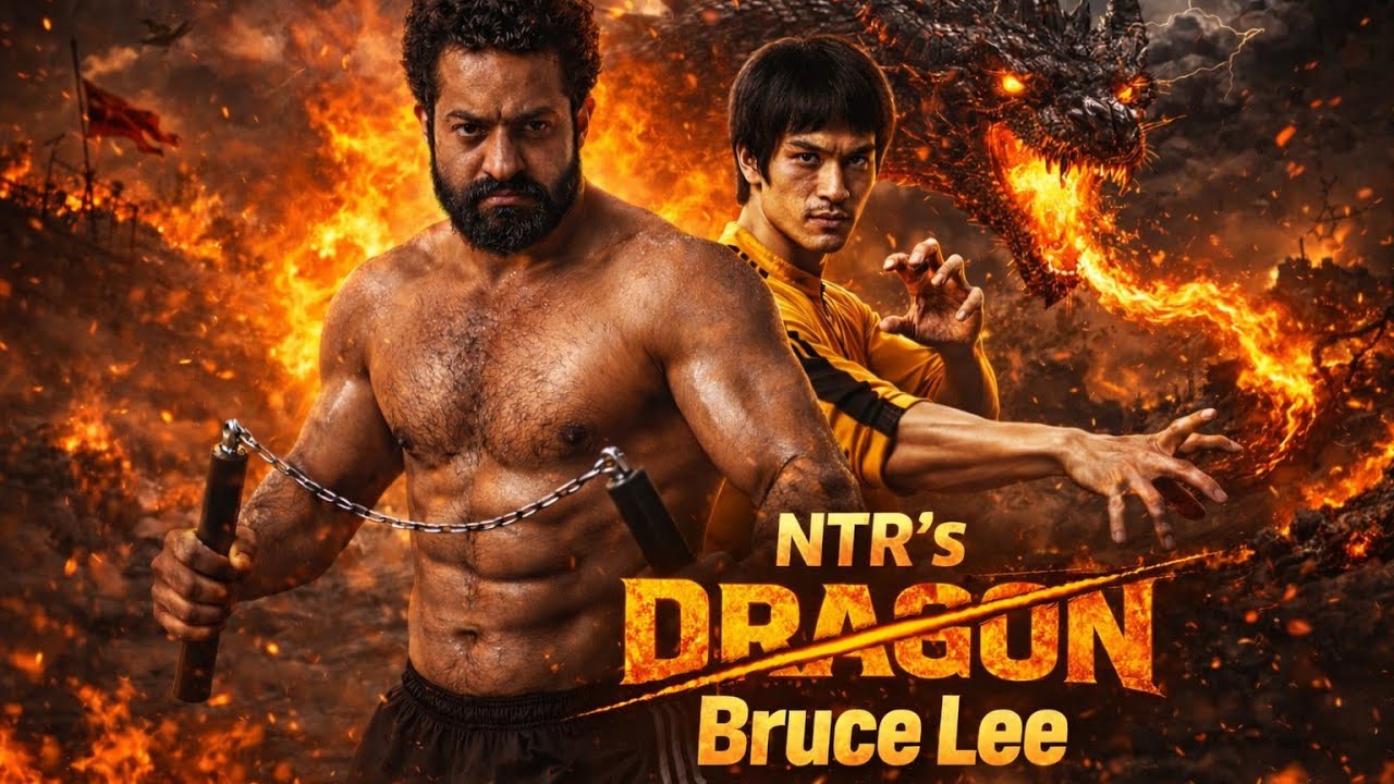 Jr NTR DRAGON Fanmade Trailer | Powerful Mass Teaser 🔥