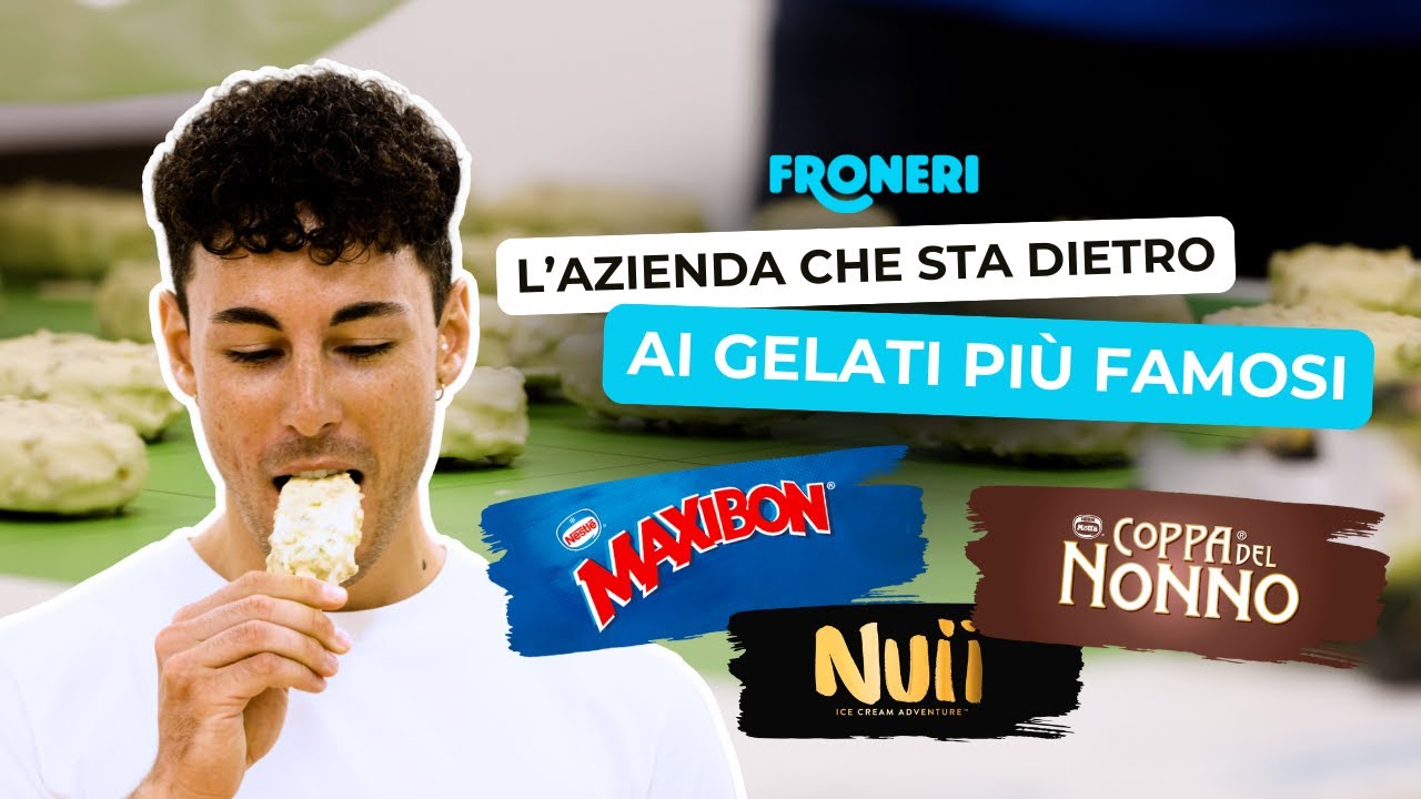 Chi c'è dietro a Nuii, Maxibon e Coppa Del Nonno? | Un giorno da Froneri