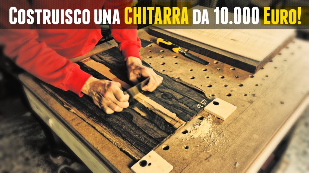Costruisco una CHITARRA da 10.000 Euro! il blocco del Body #faidate #chitarra #customguitar