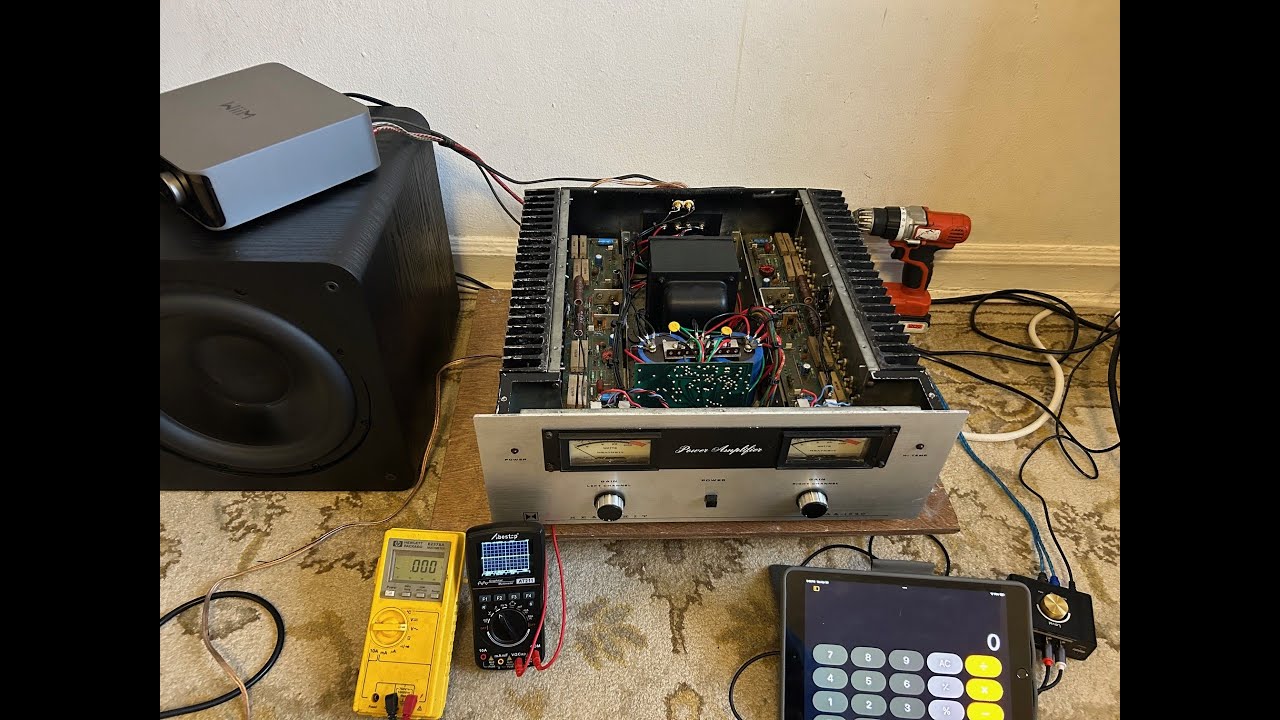 Heathkit AA-1640 Amplifier Power at Clipping & Sound Test