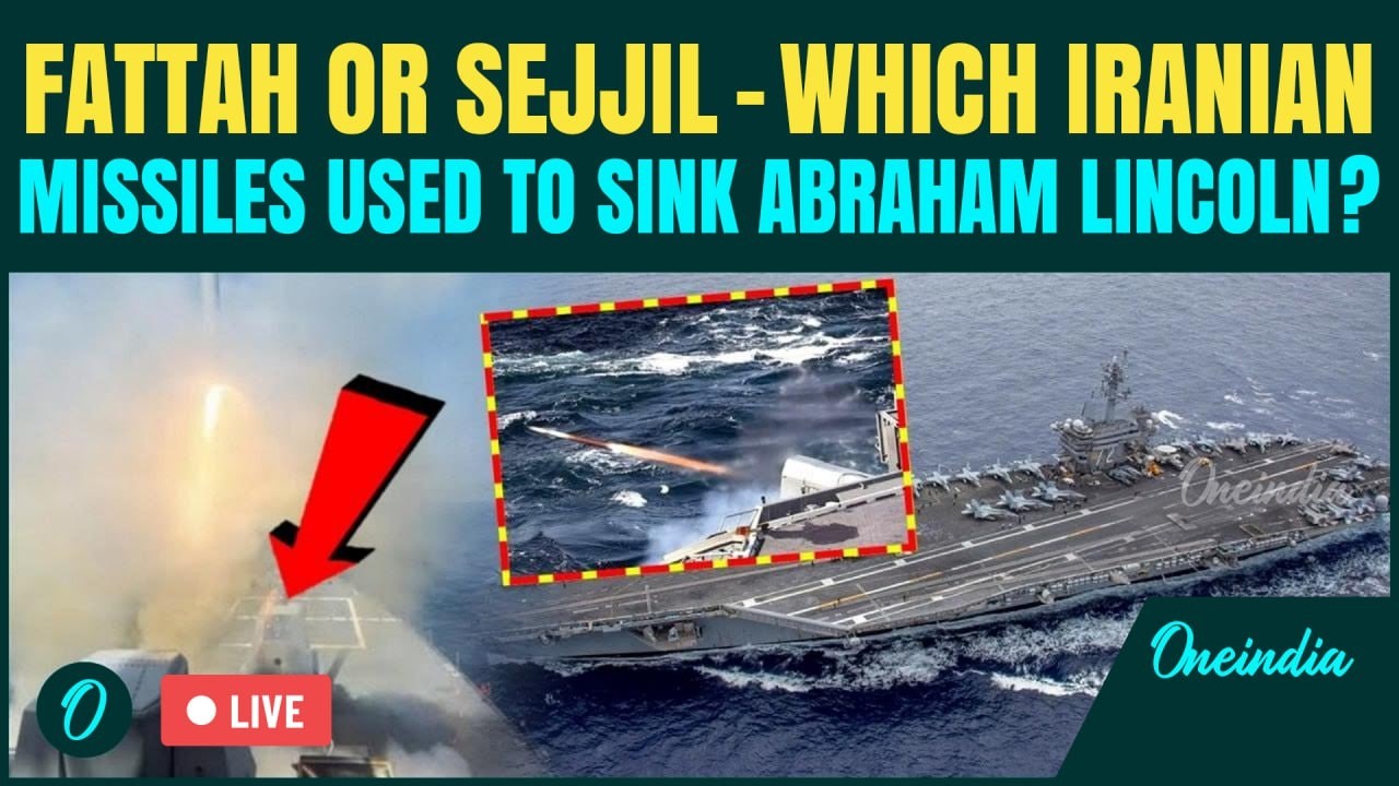 Iran ATTACKS USS Abraham Lincoln LIVE: 4 Ballistic Missiles Fired- Fattah Or Kheiber? IRGC REVEALS!