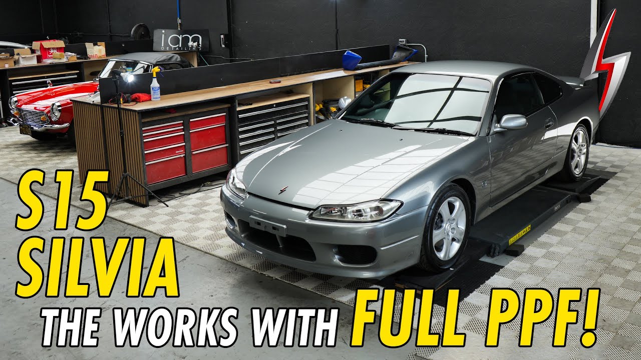 Nissan Silvia S15 gets THE WORKS! Dry Ice & Laser Cleaning, Full PPF Transformation