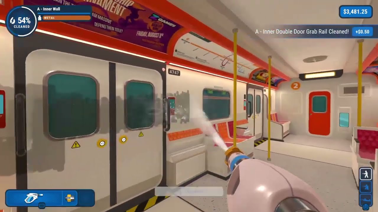 PowerWash Simulator 46: Subway Train (68%) (BONUS JOB)