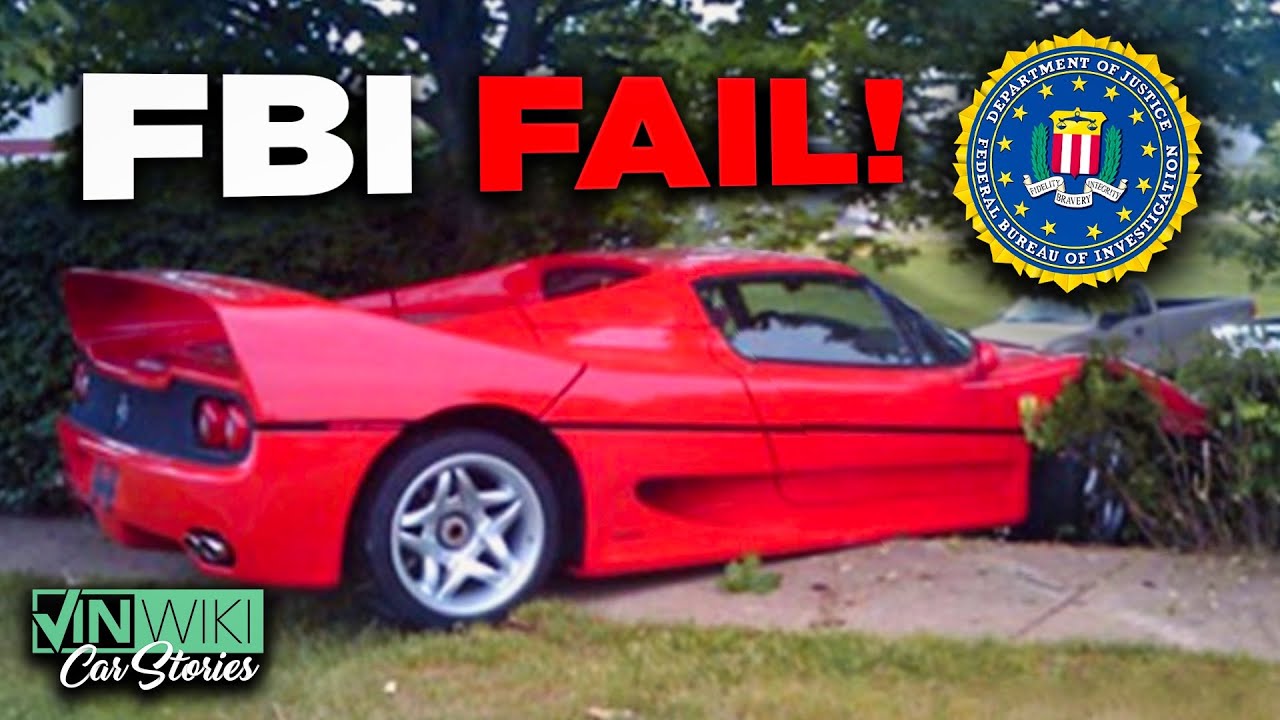 The FBI crashed a Ferrari F50!