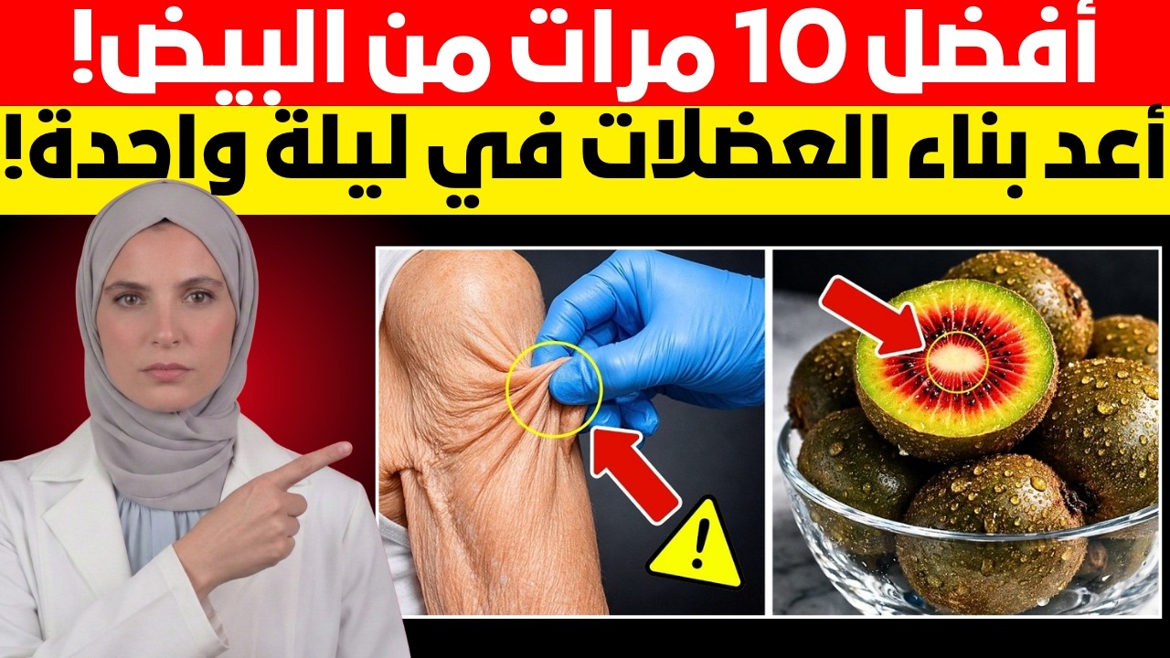 ابنِ العضلات بعد سن 65: هذا البروتين الموجود في الفواكه يتفوق على البيض! | نصائح صحية لكبار السن