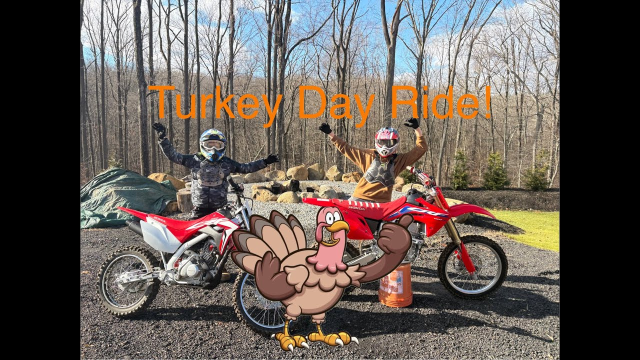 Thanksgiving Day Dirt Bike Riding!
