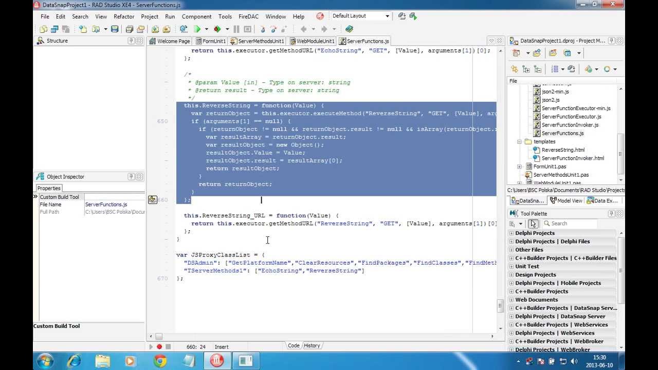 Webinair DataSnap (10 VI 2013)