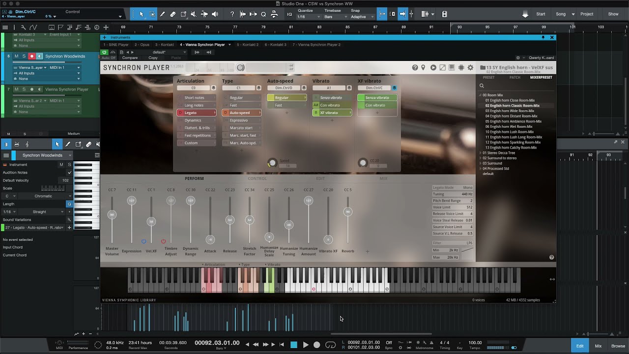 Vibrato Sample Approaches (CSW, VSL, Infinite Woodwinds)