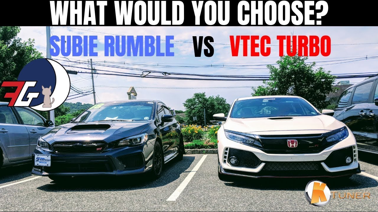 Battle: Honda Civic Type R (FK8) VS 2018 Subaru WRX Sti Comparison | Which is Better?