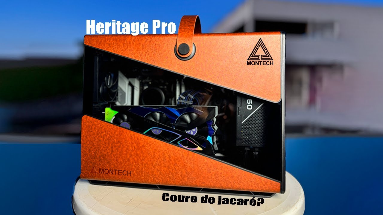 MONTEI UM PC PORTÁTIL? Conheça o gabinete Montech Heritage Pro