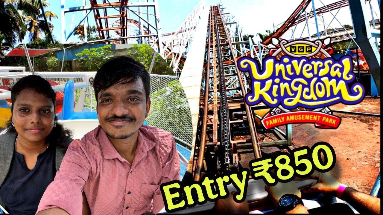 🤯VGP Universal Kingdom Chennai | Rides, Water Park, & More | Day out with Sakthi 