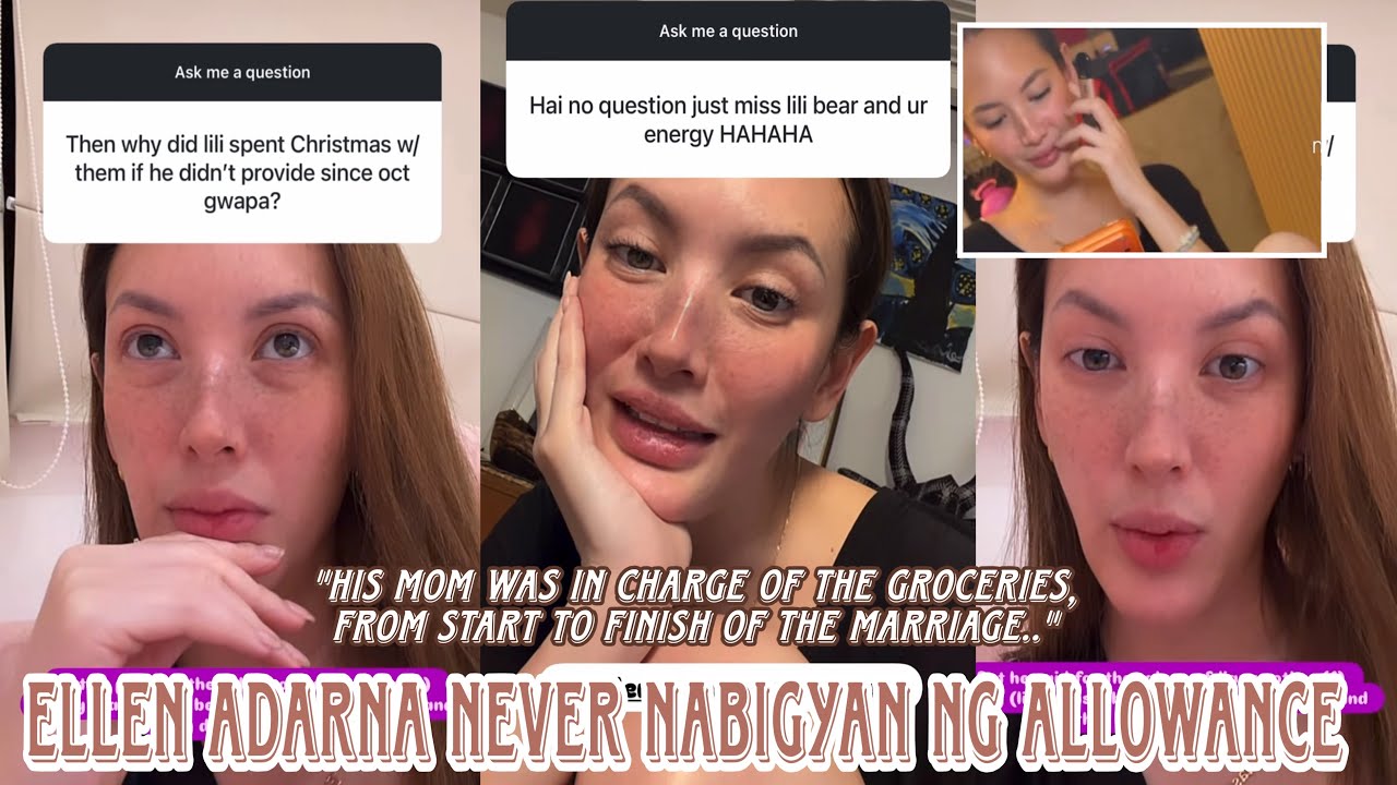 Never nabigyan ng allowance daw si Ellen Adarna ng asawa at ang naggrocery daw ay mother ni Derek