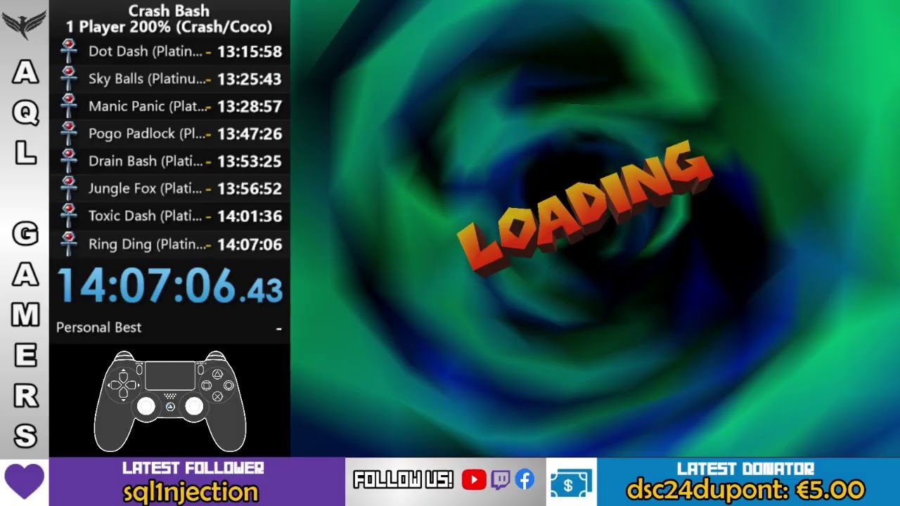 🔴[Speedrun 200%] Crash Bash with Coco - 14:07:06 (Part 1/2) READ DESCRIPTION