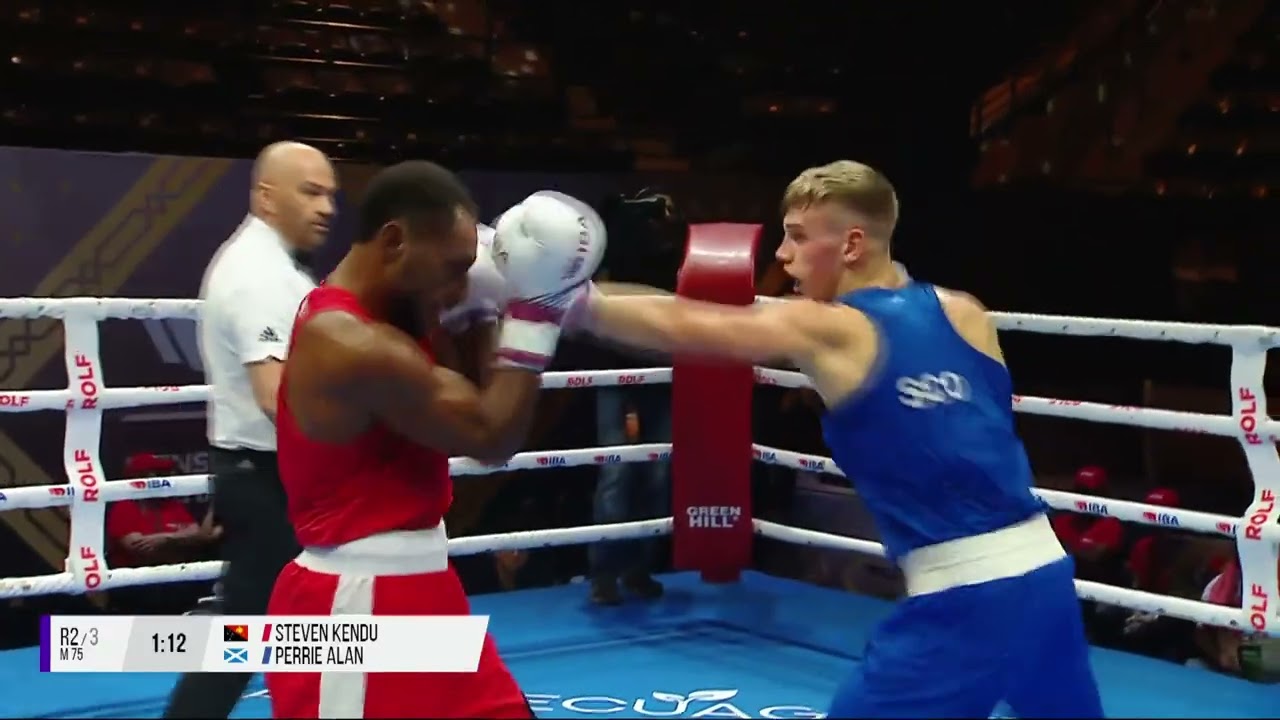 75kg STEVEN Kendu 🇵🇬 vs PERRIE Alan 🏴󠁧󠁢󠁳󠁣󠁴󠁿 | IBA 2025 Men’s WBCHs