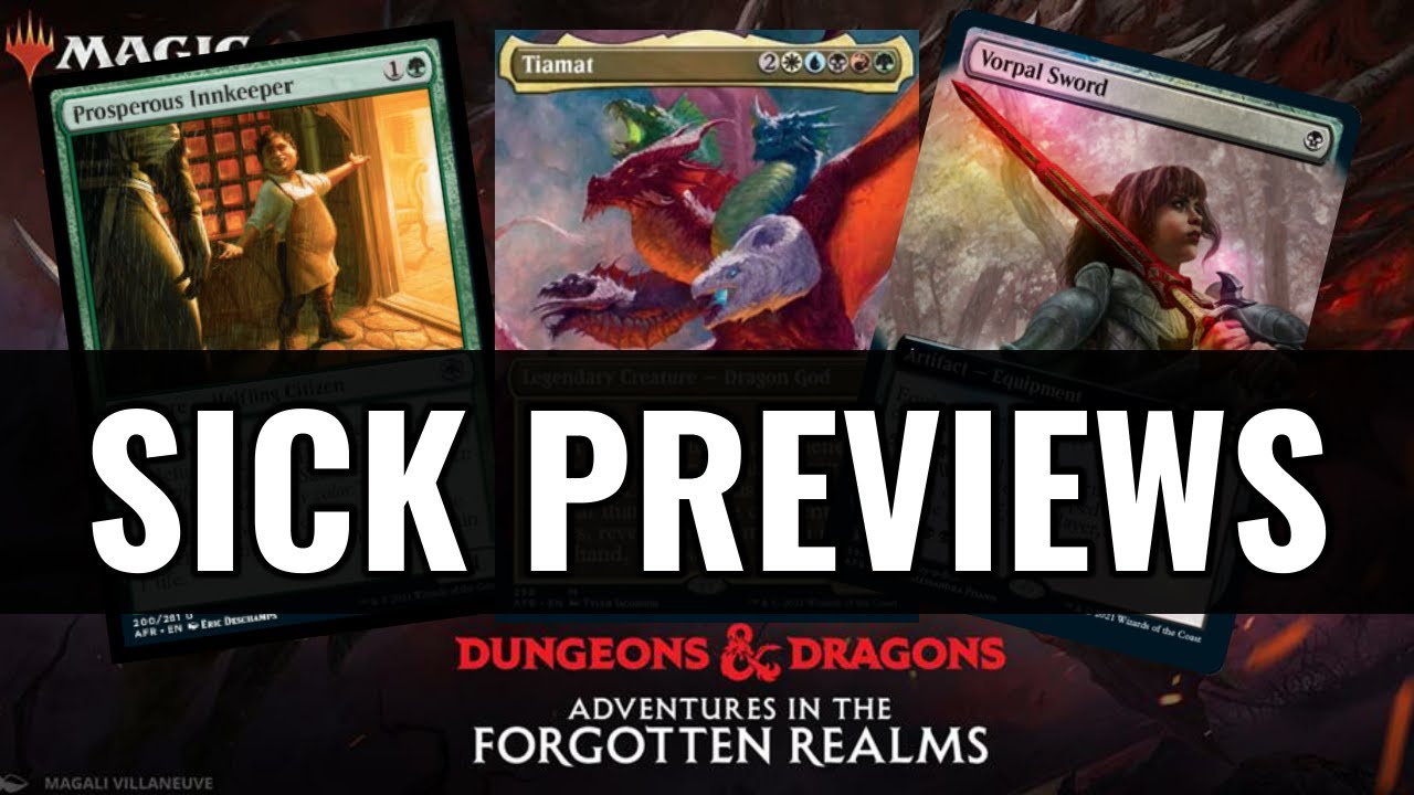 Mtg Previews! D&D Standard Set and Modern Horizons 2 Spoilers!