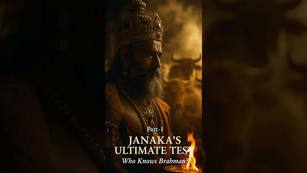 Brihadaranyaka Upanishad Story |The Thousand Cows Challenge | King Janaka - Part 1 