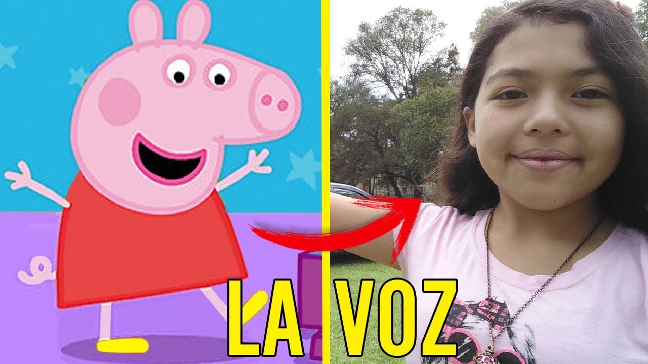 La voz detras de PEPPA PIG | 5 voces detras de las caricaturas parte 3