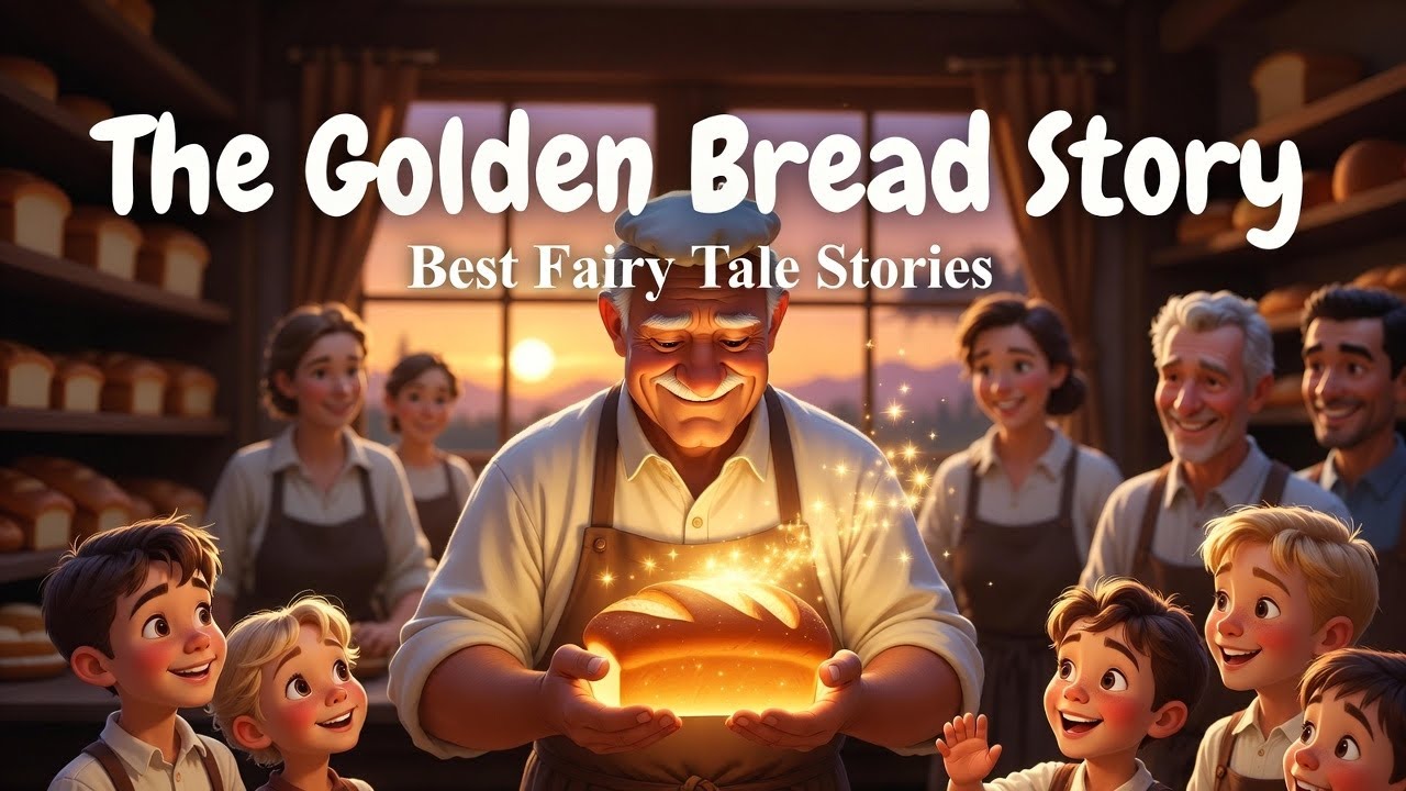 The Golden Bread Story | Bedtime Stories for Kids in English – A Lesson About Kindness