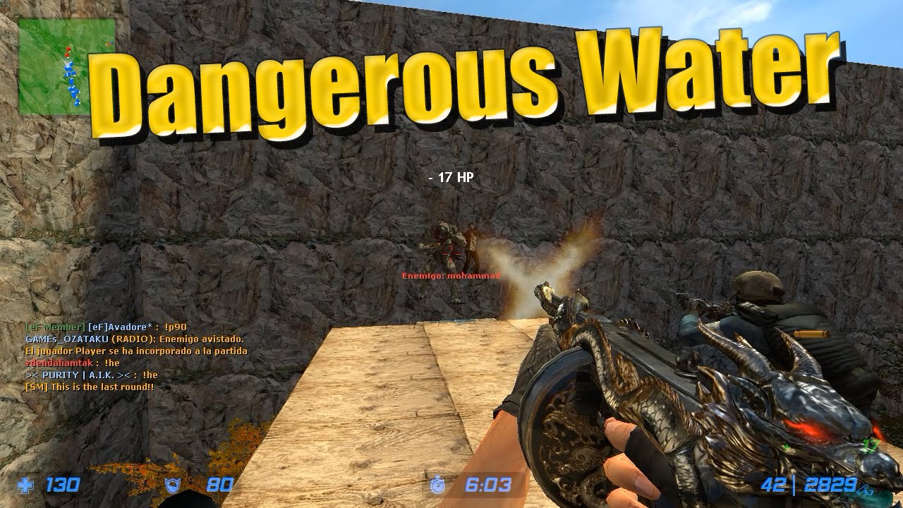 Counter-Strike: Source - Zombie Escape Mod - Map: ze_dangerous_water_v1