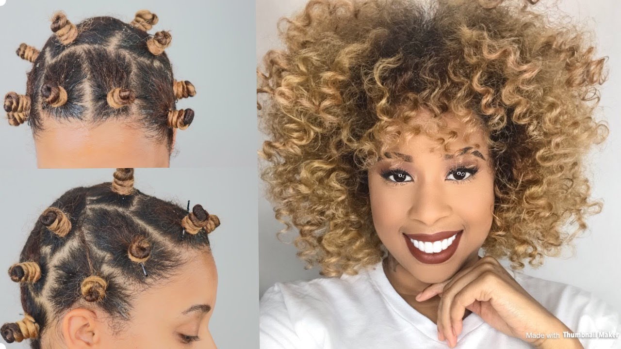 Bantu Knots on Fine Hair / House of Growth Products