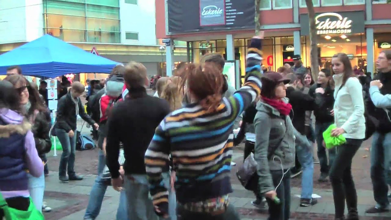 Abspackmob Tanzmob Flashmob Karlsruhe 14.11.2009  FullHD 1080p