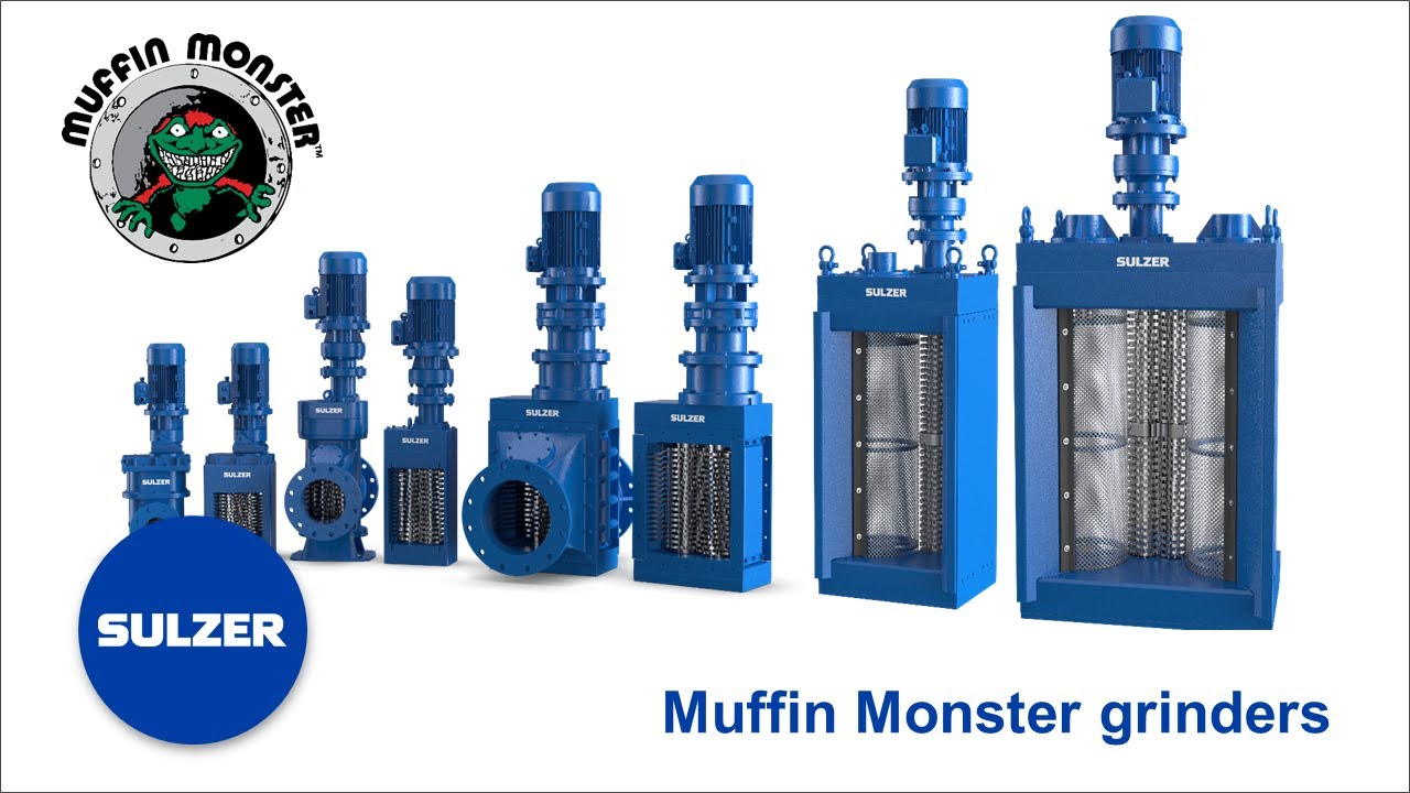 Sulzer Water: Muffin Monster grinders - an extra insurance against clogging