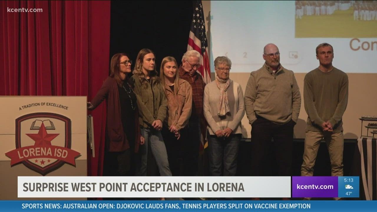 Surprise West Point acceptance for Lorena student