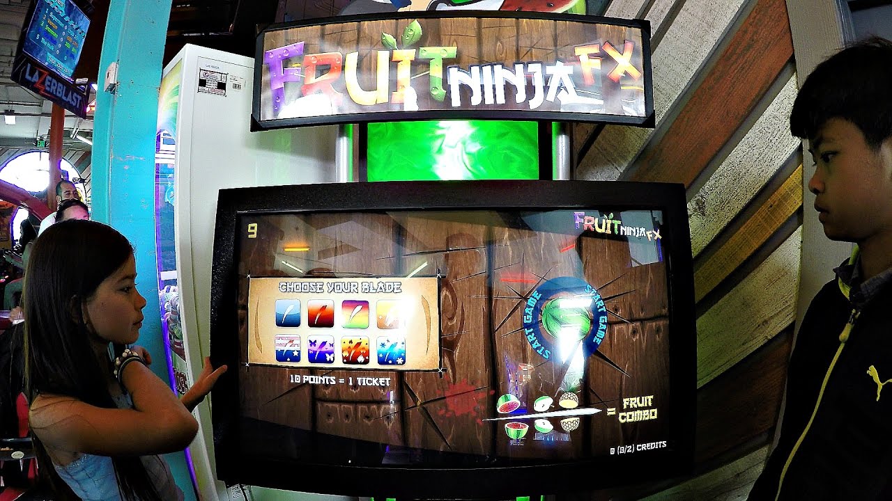 Let's Play Fruit Ninja FX 2 Arcade Ticket Redemption Game! アーケードゲーム
