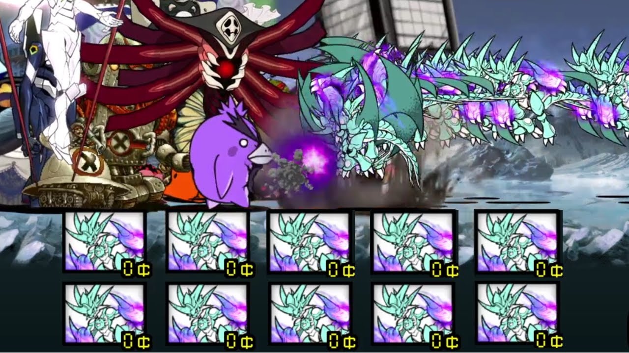 the battle cat Spam Raging Bahamut Cat