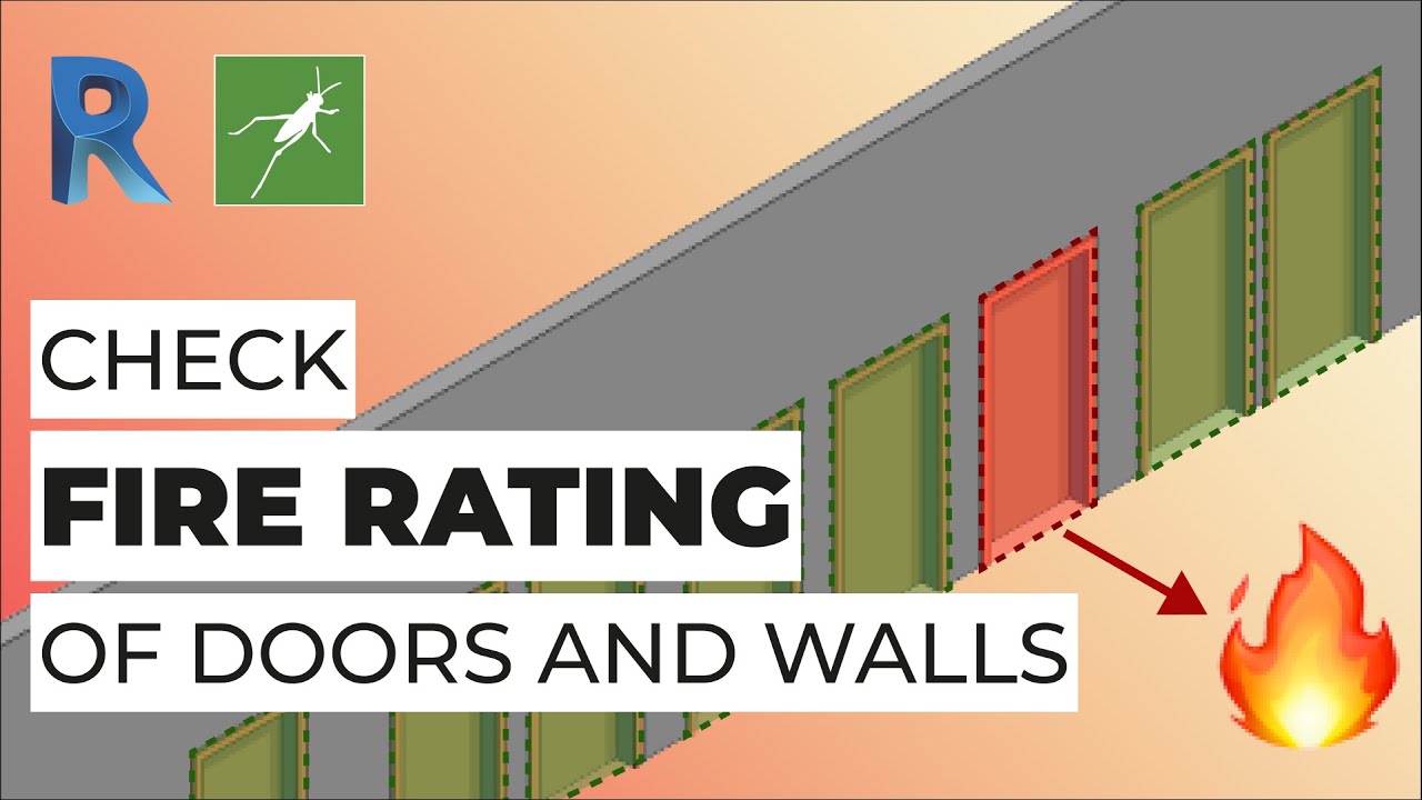 Check Fire Rating🔥 of Doors and Walls | Rhino Inside Revit