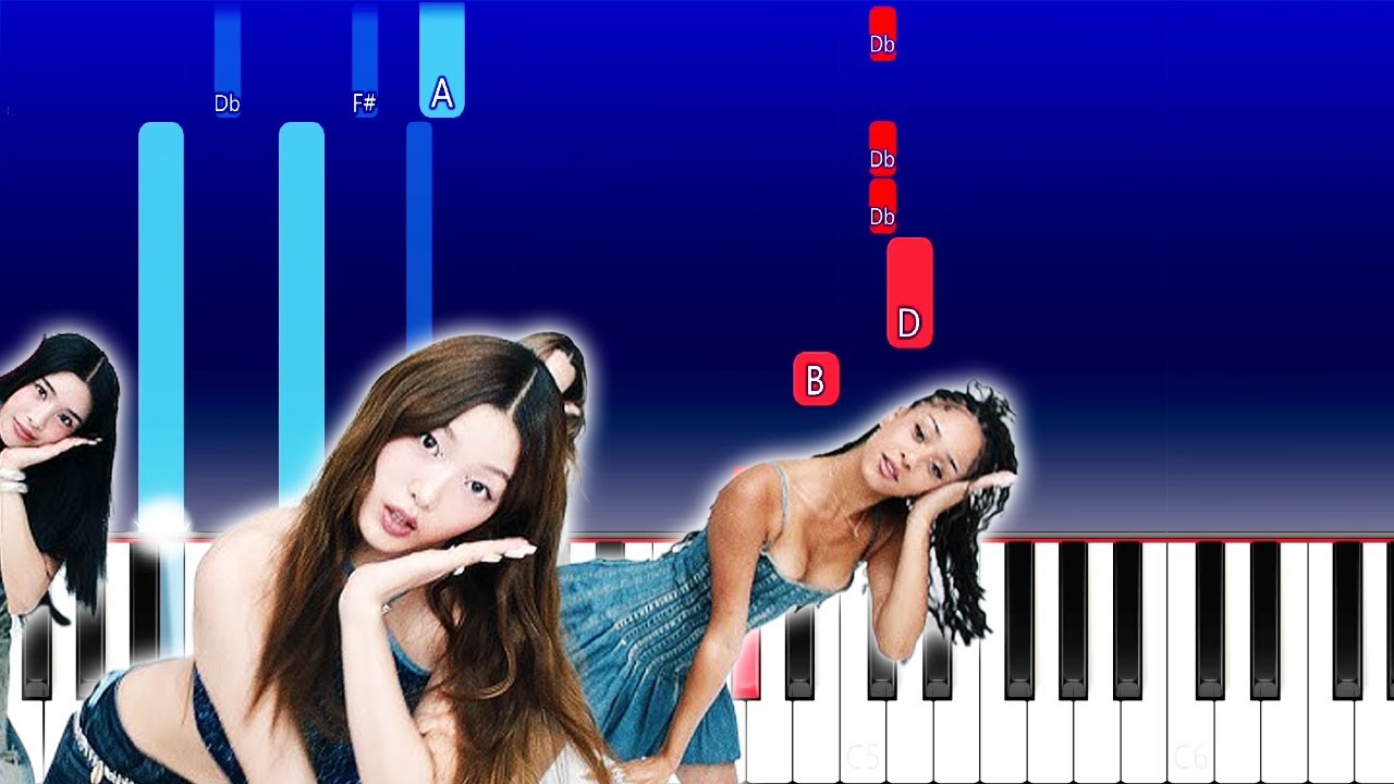 KATSEYE - Touch (Piano Tutorial)