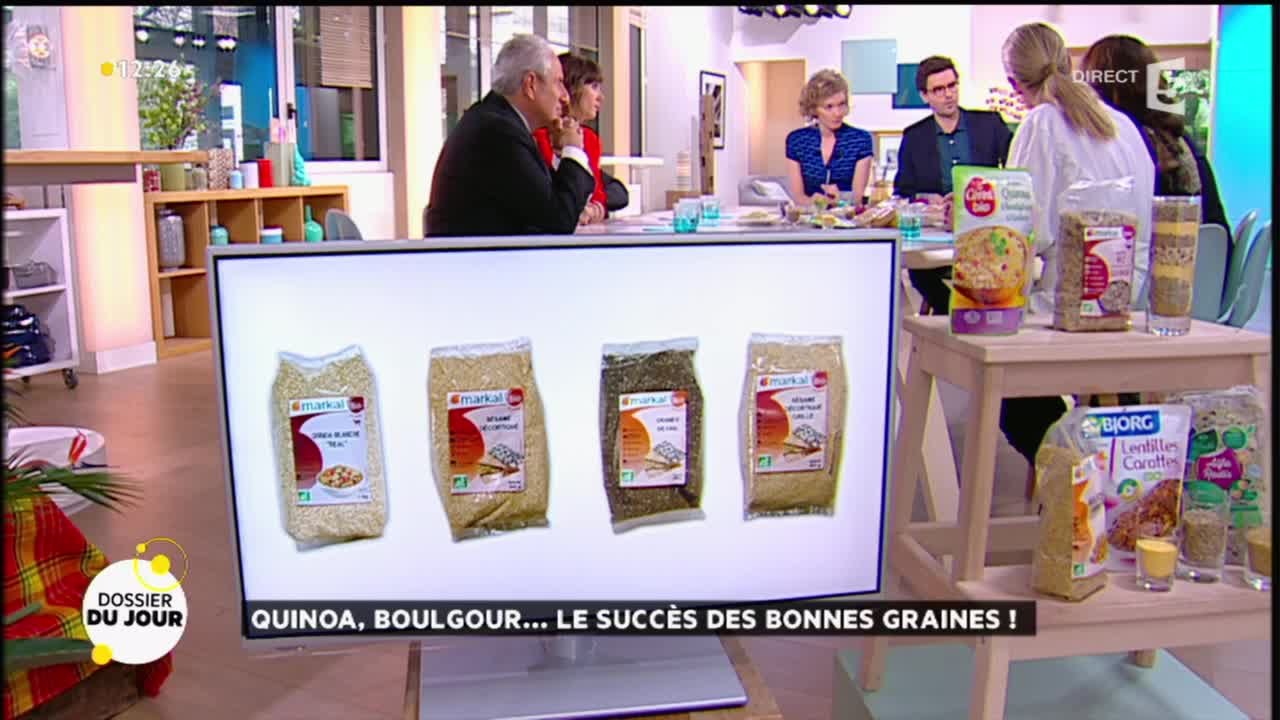 Dossier du Jour : Quinoa, boulghour... le succès des bonnes graines !