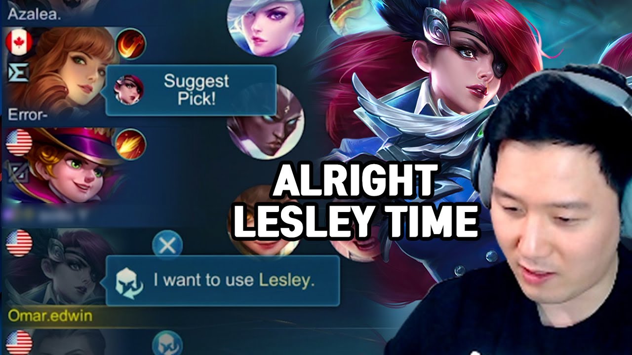 Picked Lesley but play against a Gosu member | Mobile Legends