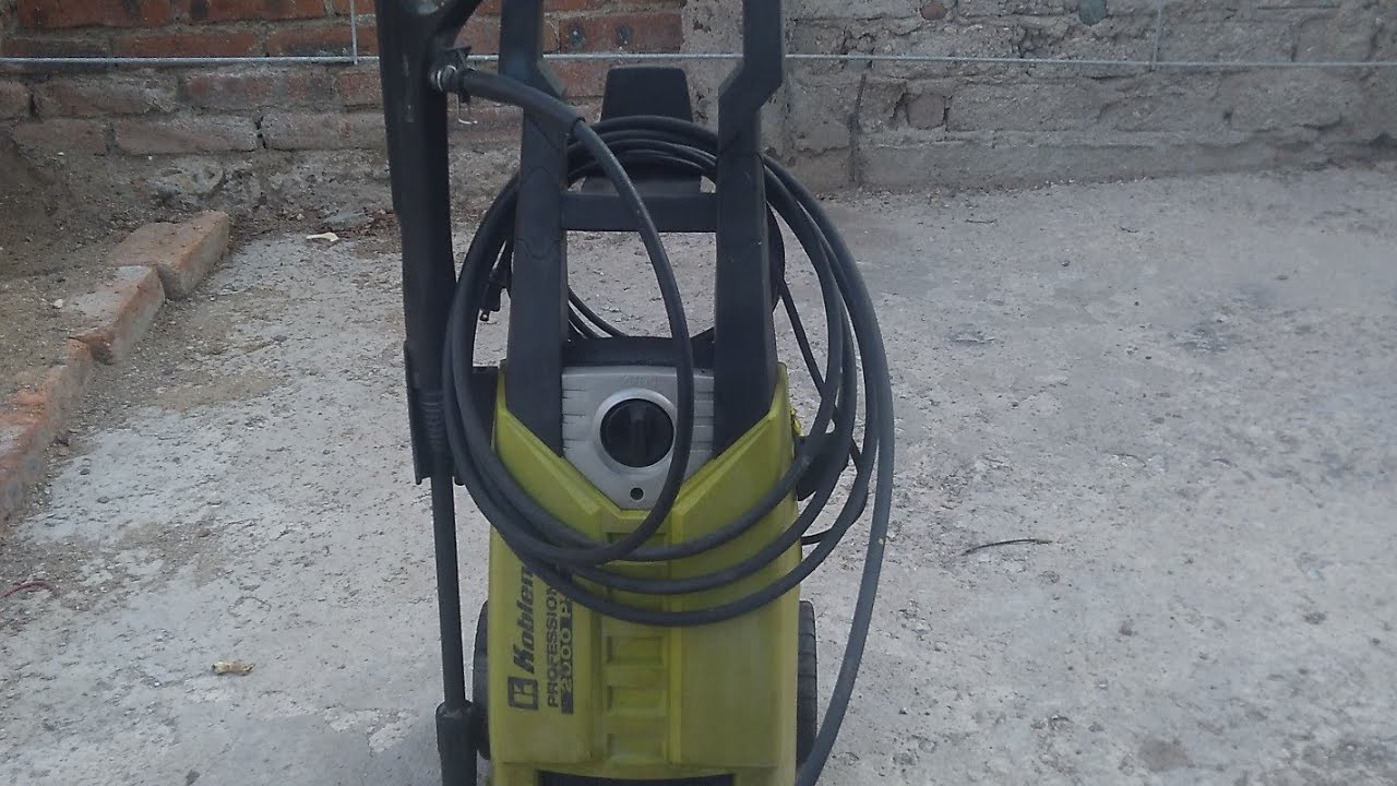 Reparar hidrolavadora koblenz sin presión prende pero no sale agua