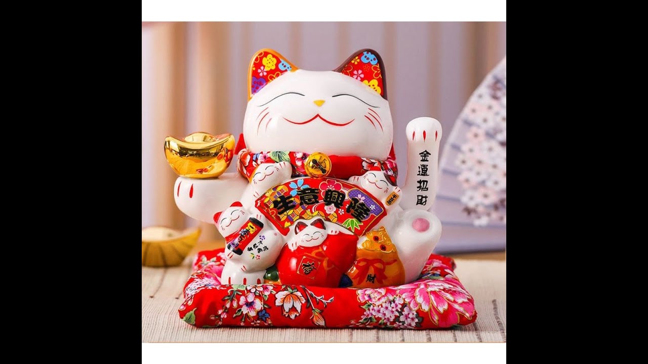 Mèo Thần Tài Vẫy Tay Giá Rẻ Vô Địch - Gốm Sứ Cao Cấp - Mang Tài Lộc Dồi Dào Cho Gia Chủ