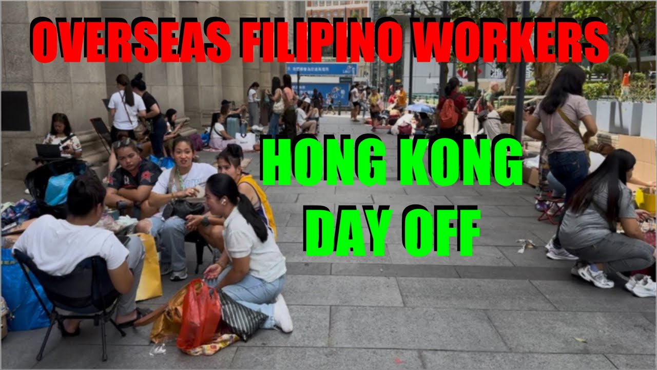 Thousands of Overseas Filipino Workers in Hong Kong OUR Legendary Heroes  | Black Man Park
