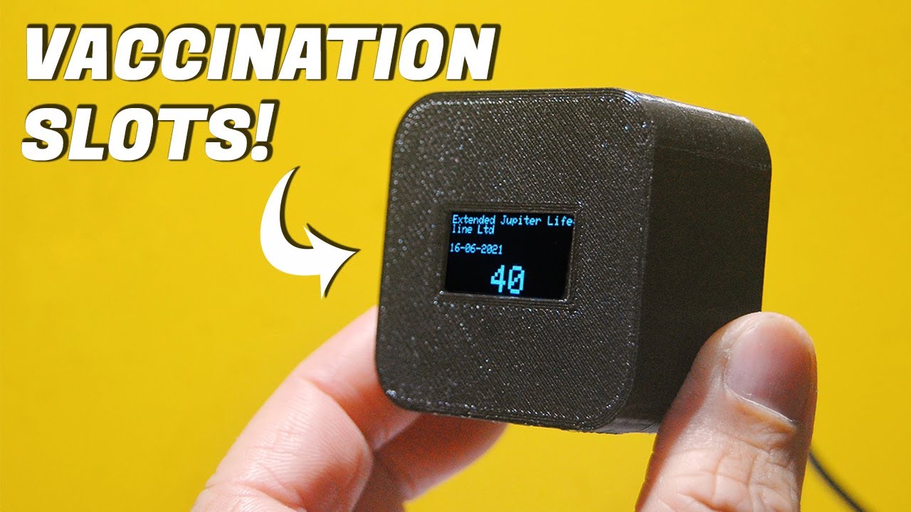 Vaccination Slot Notifier | CoWIN + ESP32