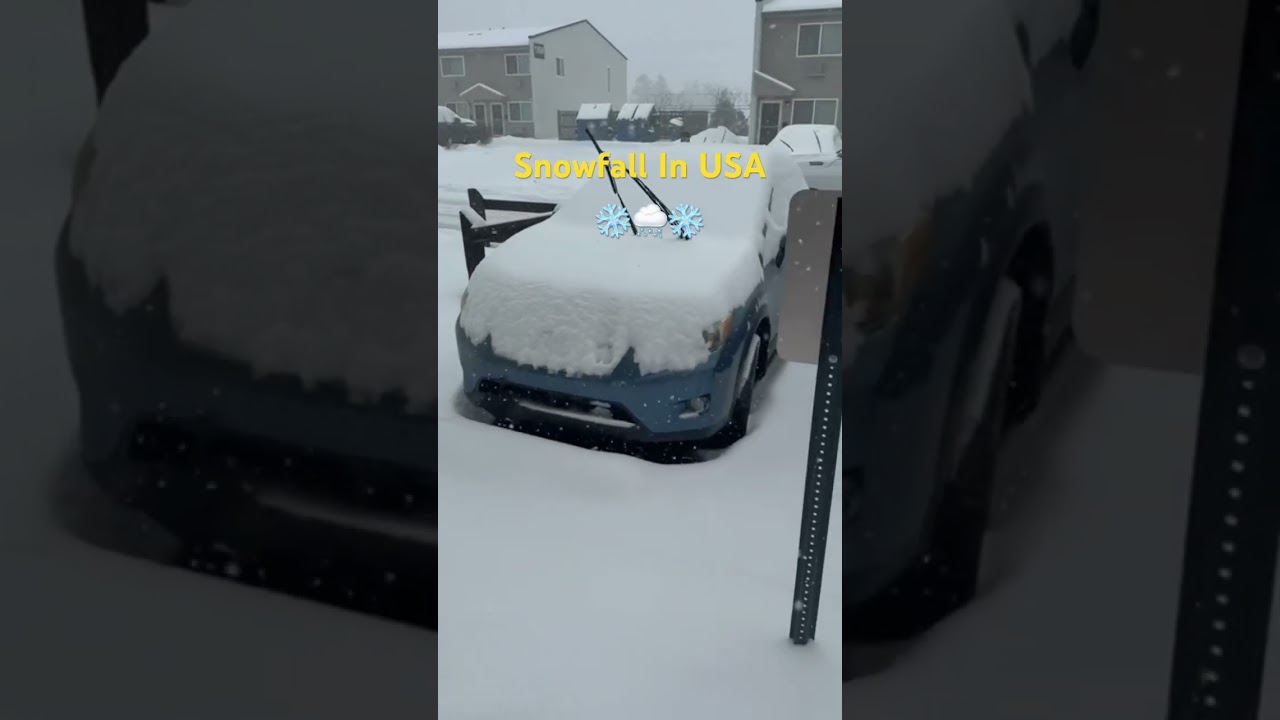 Snowfall in USA