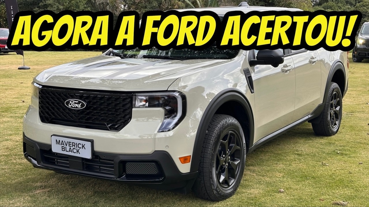 Ford Maverick 2025 - PREÇO DE FIAT TORO! TETO SOLAR! MAIS EQUIPADA!