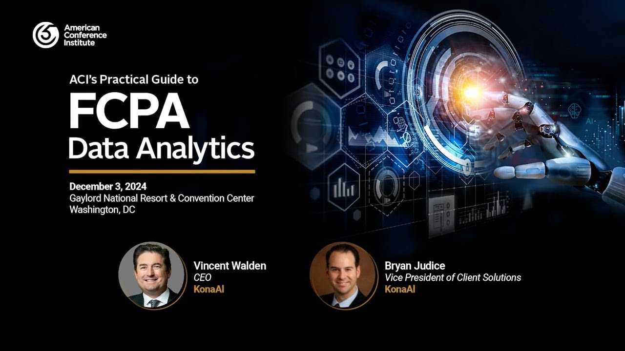 konaAI at FCPA Data Analytics Summit 2024