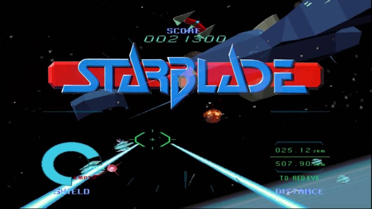 (ARCADE)  Starblade スターブレード - Namco 1991.