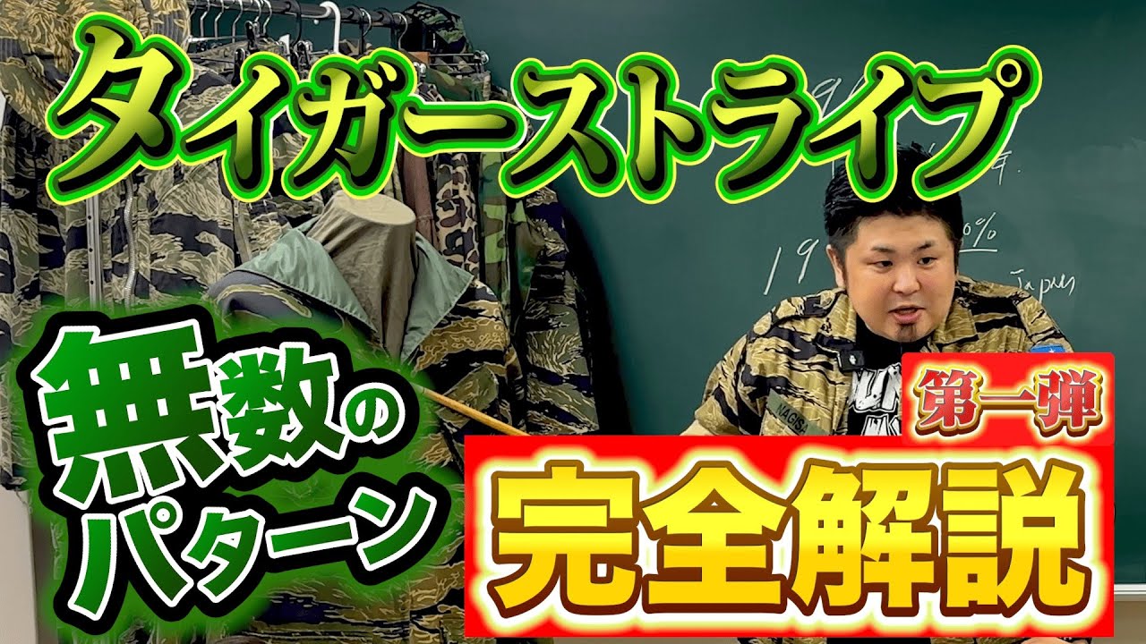 【プロが解説】無数のパターンに隠された秘密 - タイガーストライプ完全解説 第一弾 -